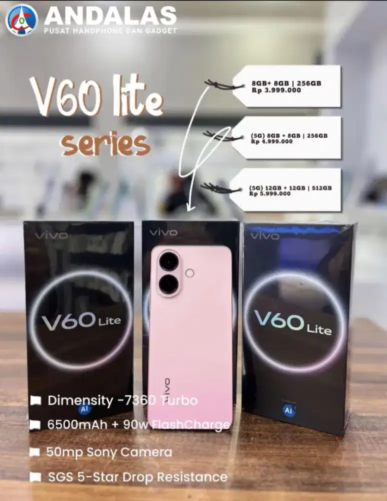 Credit VIVO V60 LITE My home Credit