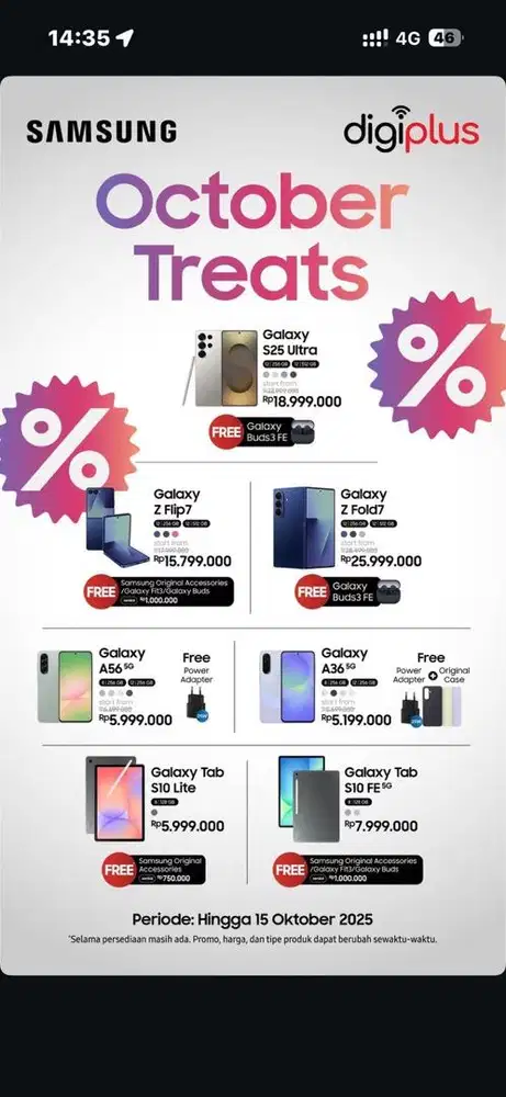 PROMO SAMSUNG DIGIPLUS BISA CICILAN