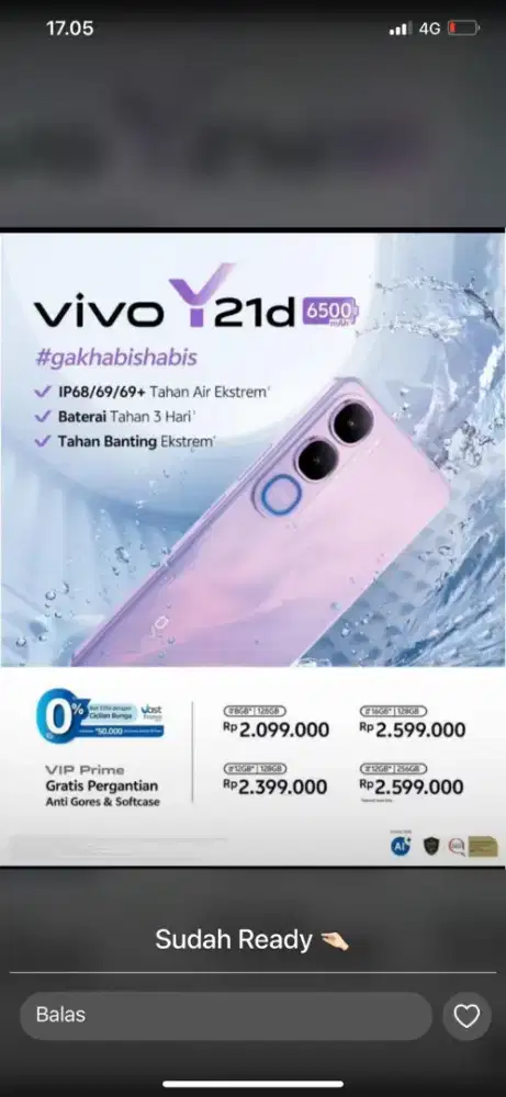 VIVO Y21 8/128GB