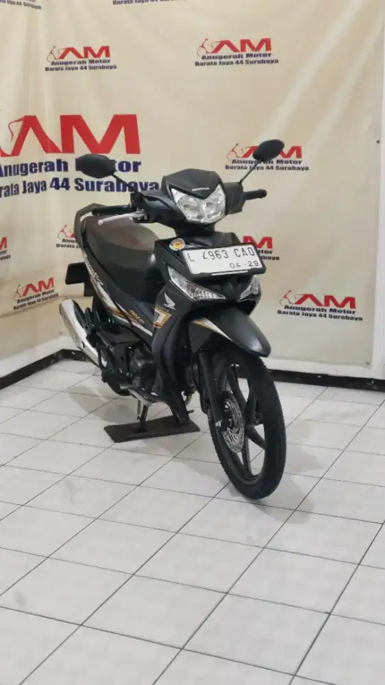 Km 9Ribu Honda supra x 125 fi Tahun 2024 warna hitam