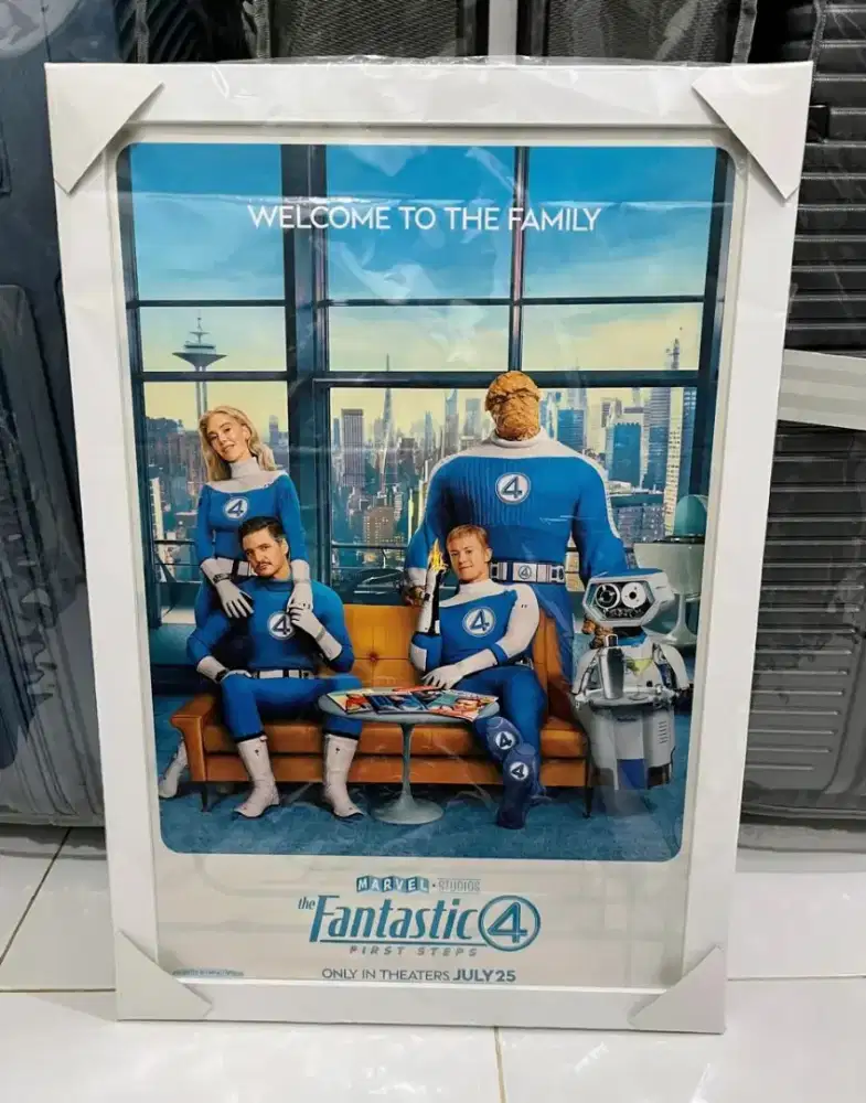 Poster Fantastic Four Frame Putih 40x60 Official 2