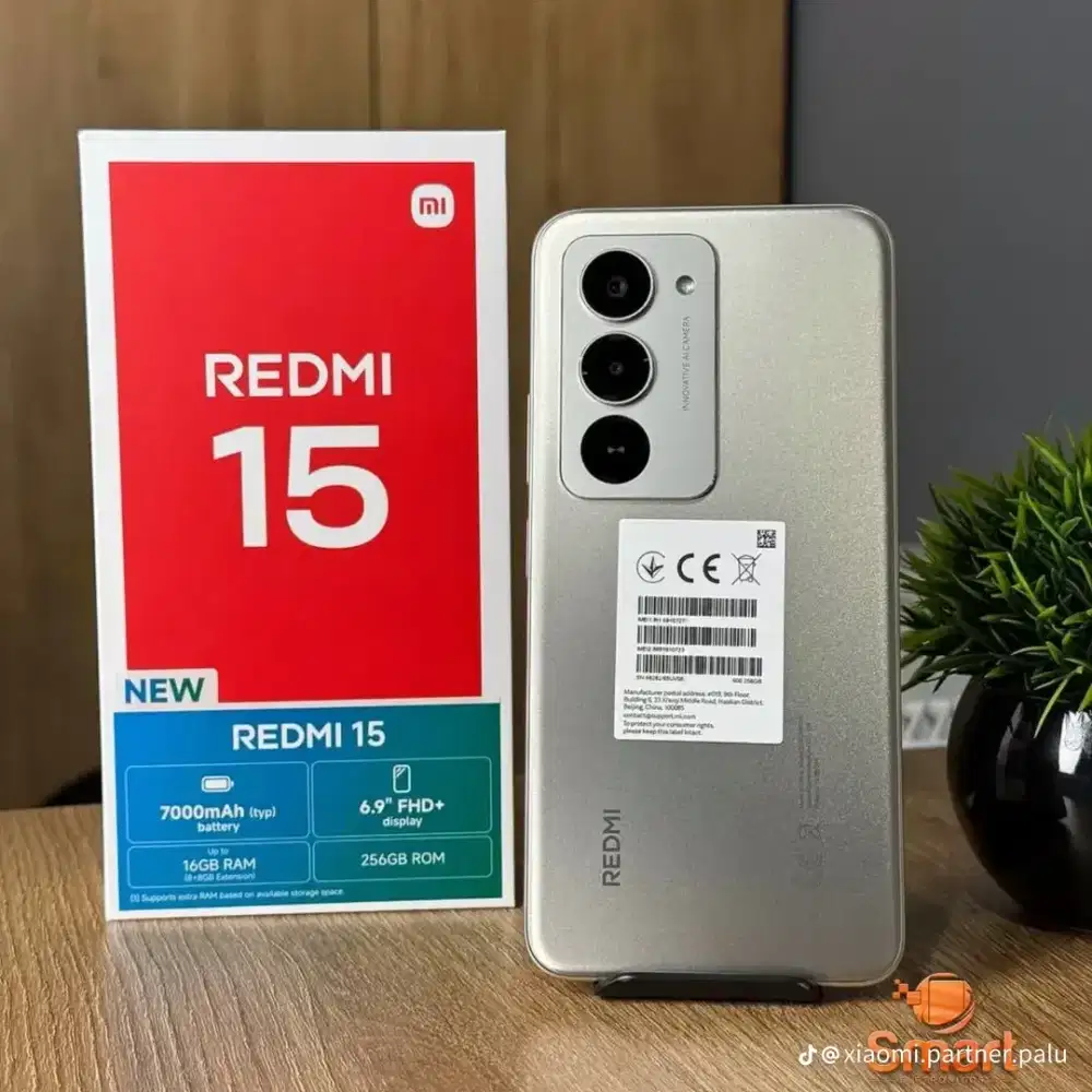 NEW REDMI 15 BATERAI 7000MAH KUAT TANPA BATAS
