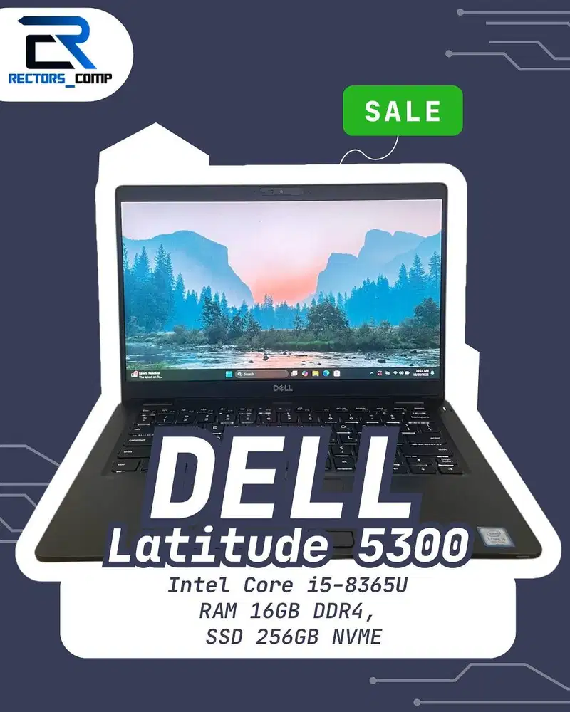 Ultrabook Dell Latitude 5300 - Intel Core i5 8365U, 16GB RAM