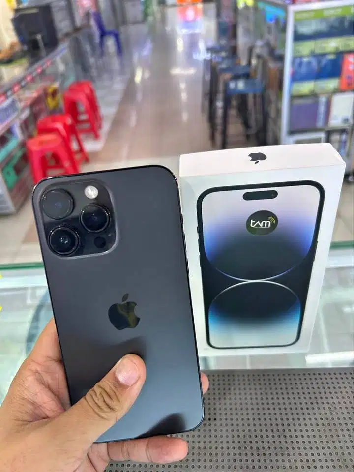 Iphone 14 Promax 256 IBOX (Black) Fullset Joss