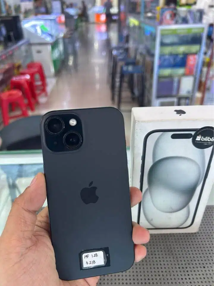 Iphone 15 128 IBOX (Black) Fullset Joss