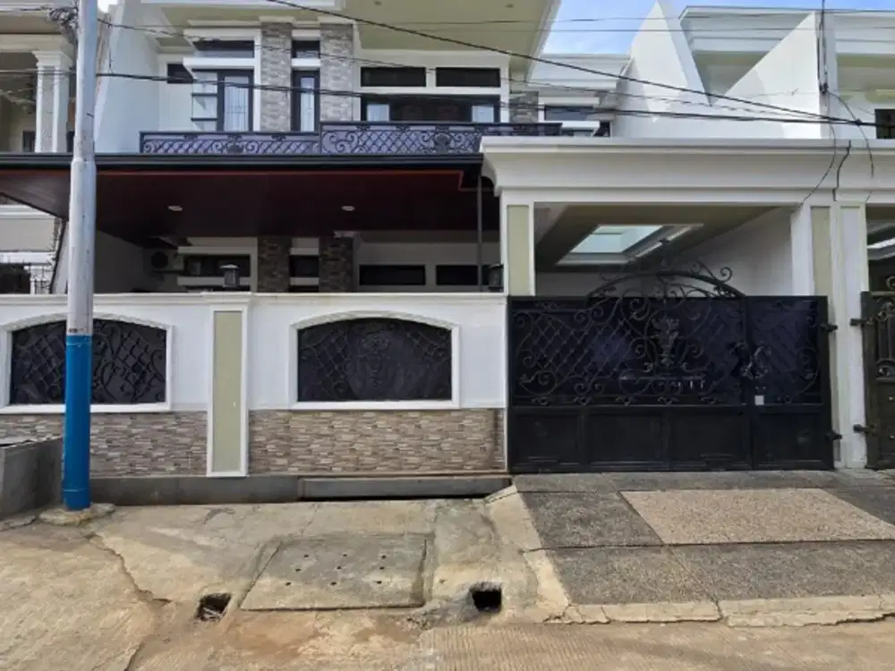 Dijual rumah second siap huni full furnished dalam komplek duren sawit