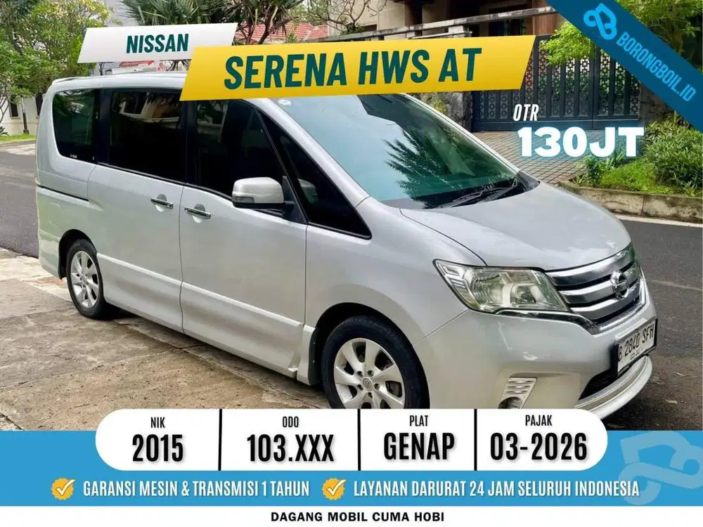NISSAN SERENA HWS 2.0 AT 2015 SILVER