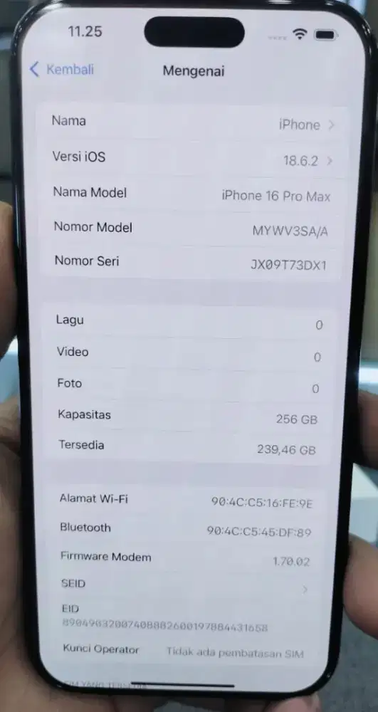 iphone 16 pro max 256 ibox hb 100 cc 168 Like new