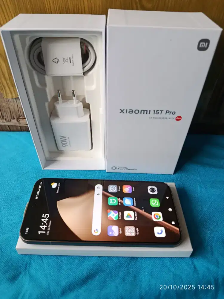 Xiaomi 15T Pro 12/512 Fullset ori segel mulus garansi On