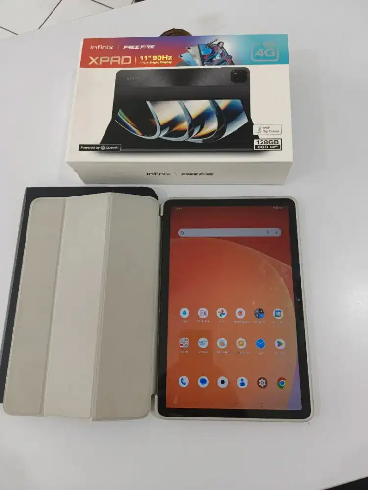 Tablet infinix xpad 4+4/128 4g LTE helio G99 batre 7000mah