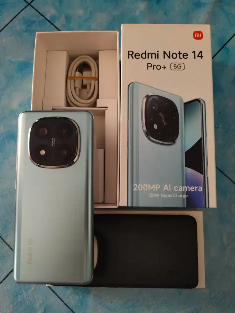 Xiaomi Redmi Note 14 Pro Plus 5G Fullset 256/8Gb Seprrti Baru Murah