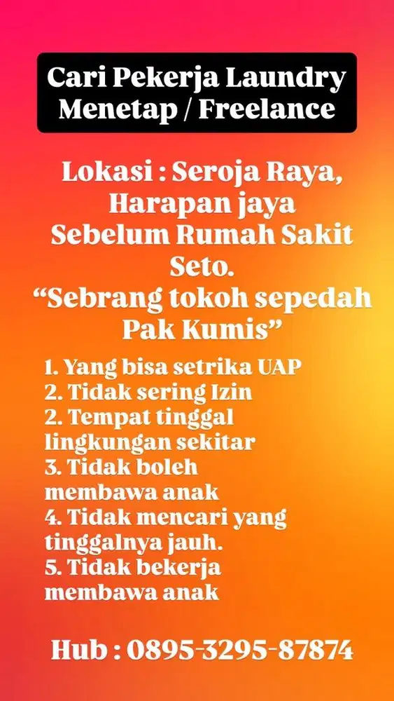 Cuci & Gosok Laundry