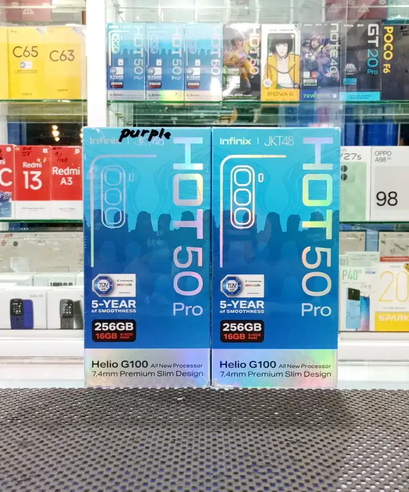 BARU..HOT 50 PRO PLUS RAM 8+8/256 SEGEL/GARANSI RESMI