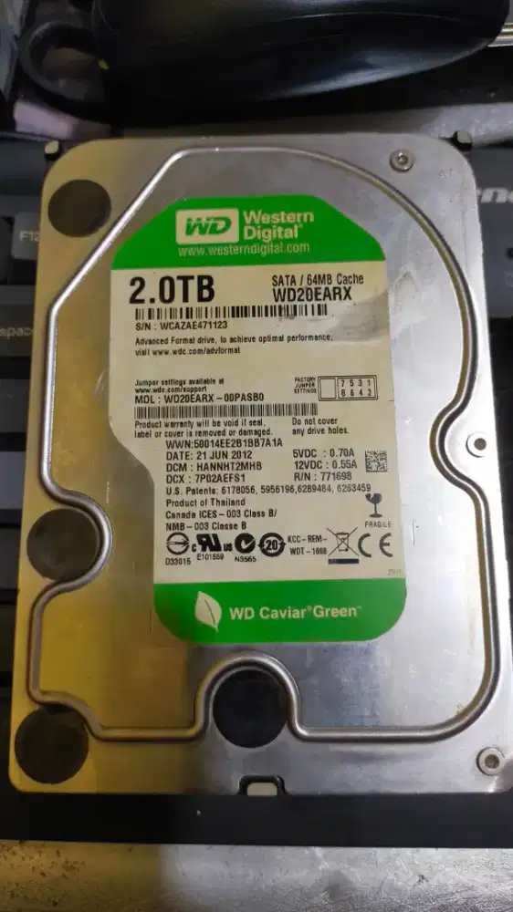 Hardisk 2 TB untuk PC / CCTV