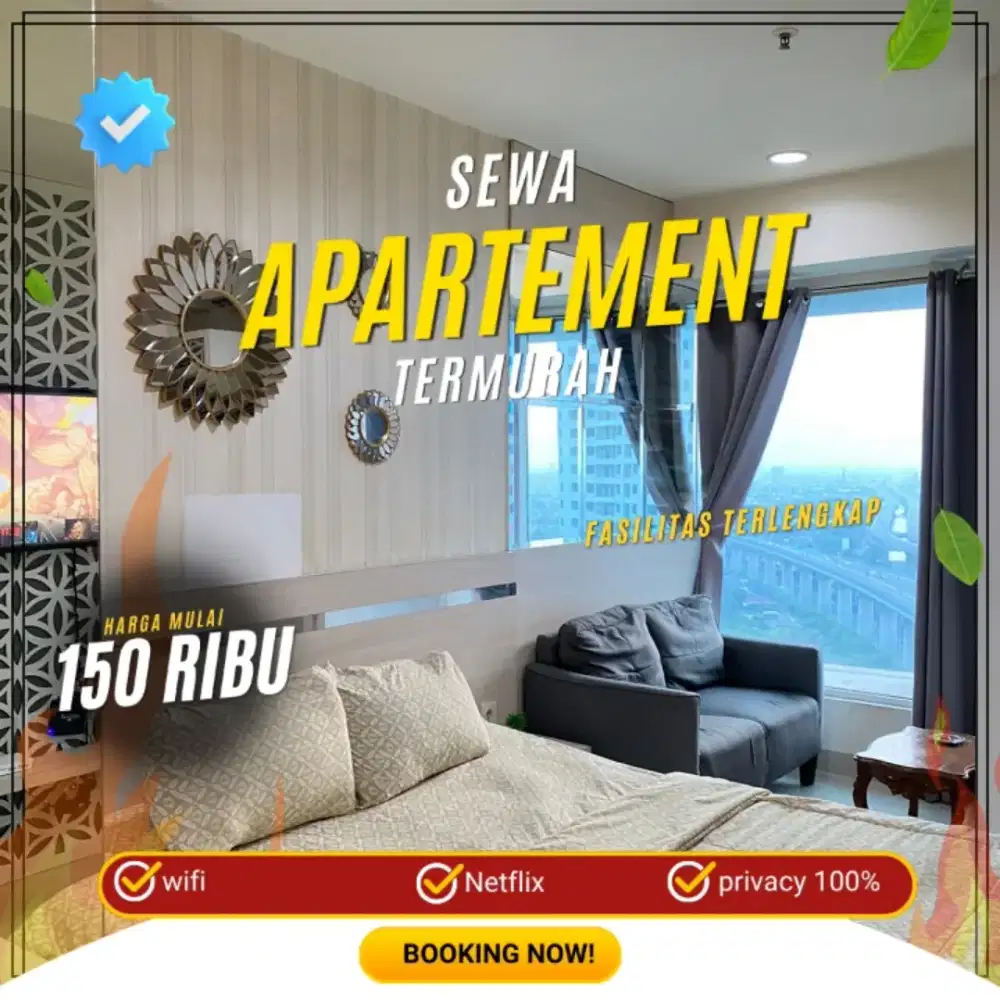 Sewa Apartemen Harian/Transit Jakarta Pusat GREEN PRAMUKA Termurah
