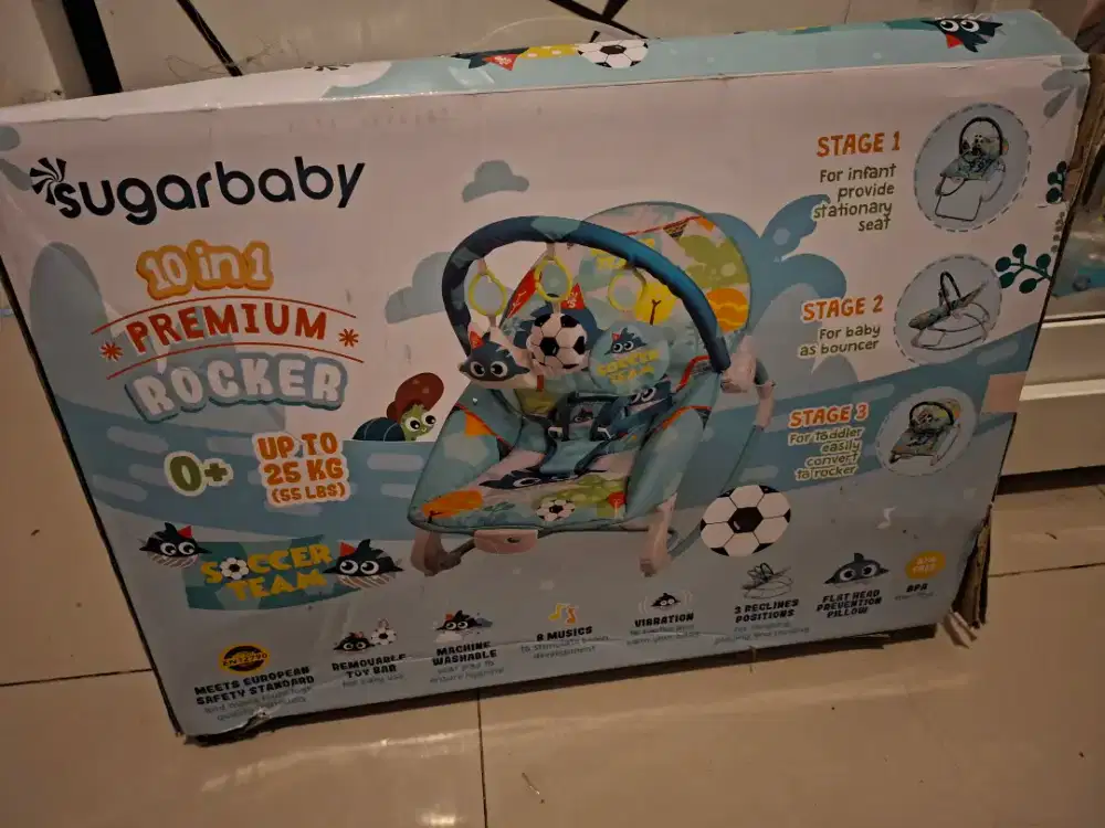 Jual murah bouncer baby nya baru pake 1x anak nya keburu gede