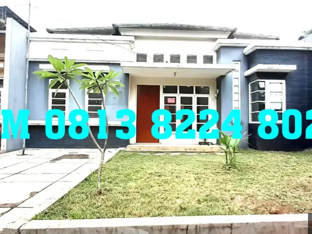 RUMAH MURAH LT 150 RANGKA BAJA RINGAN CIBUBUR COUNTRY JAKARTA TIMUR