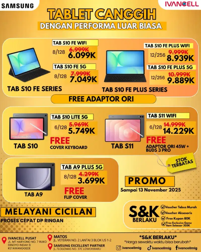 SAMSUNG TAB S10 LITE 5g New free cover ori