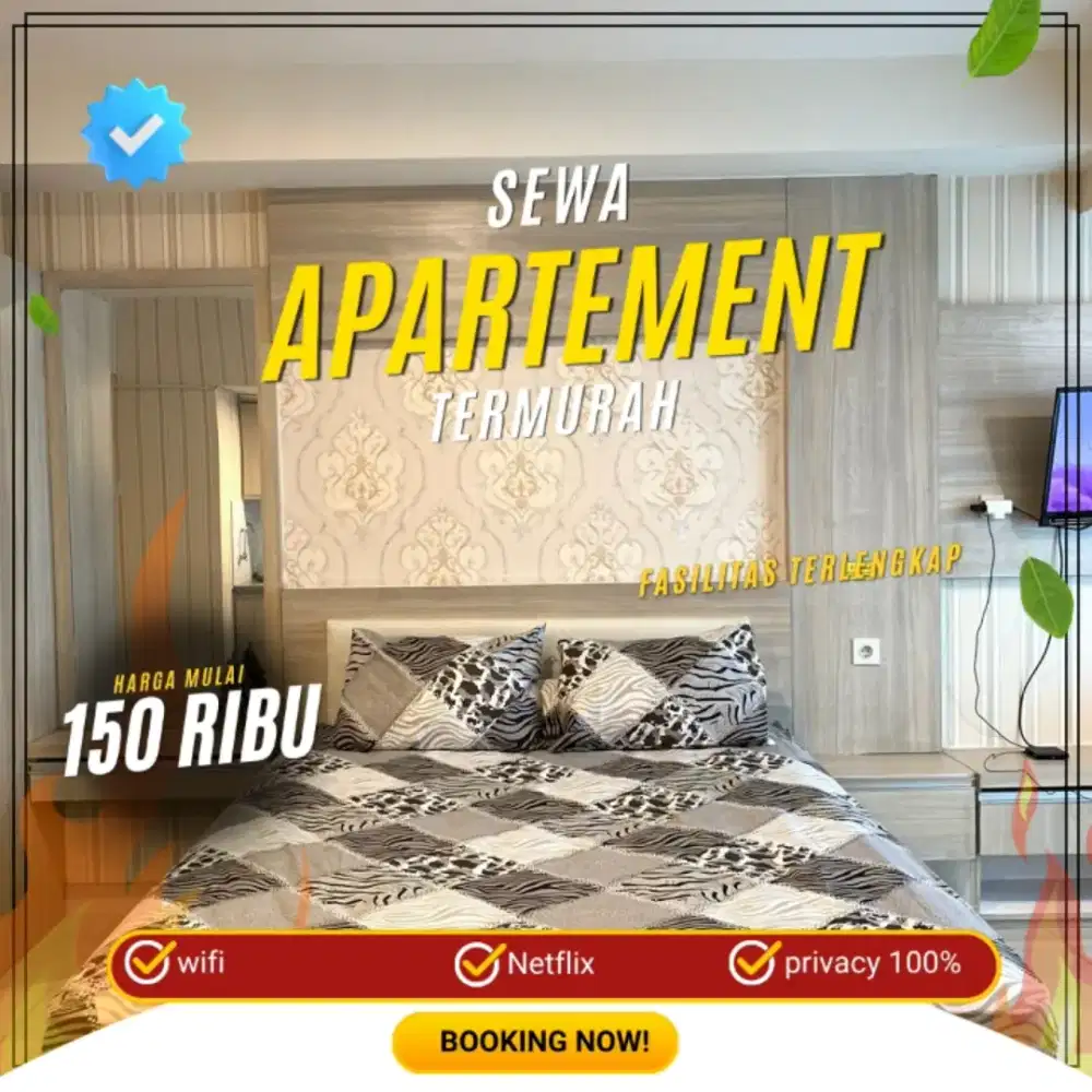 Sewa Apartemen Harian/Transit KALIBATA CITY Jakarta Selatan Termurah