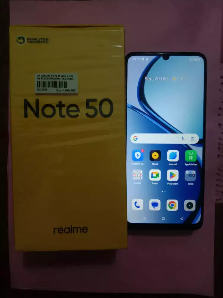 Hp Realme Note 50 Ram 4/128 Normal