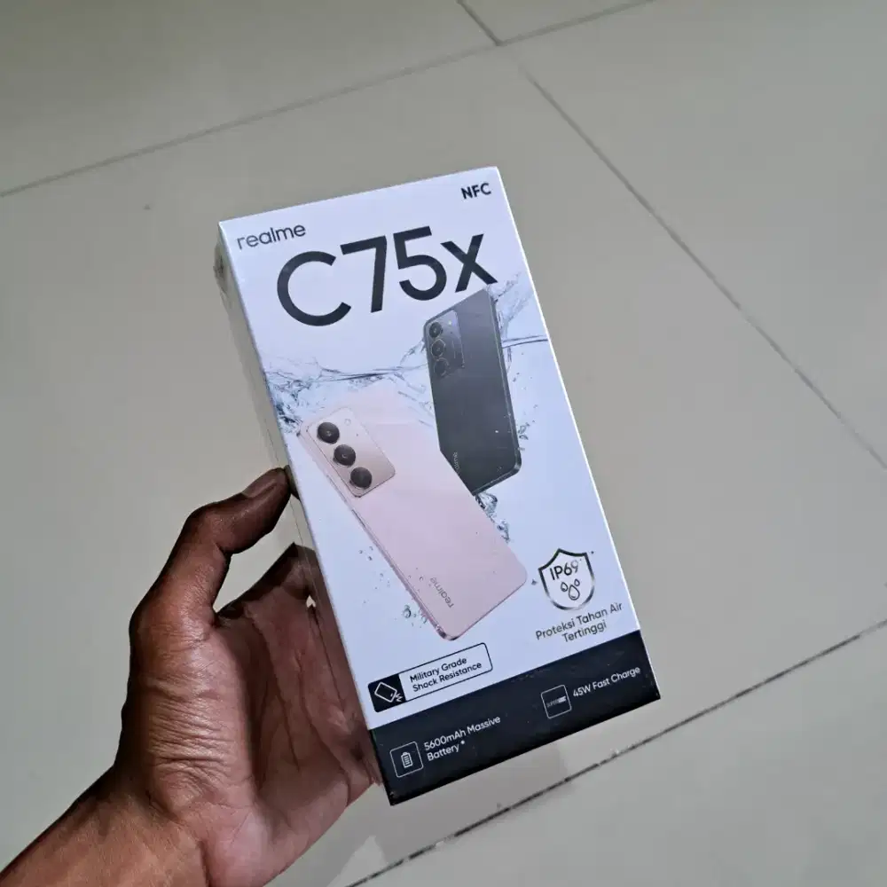 Realme c75x Baru 8/128 new garansi 1 tahun