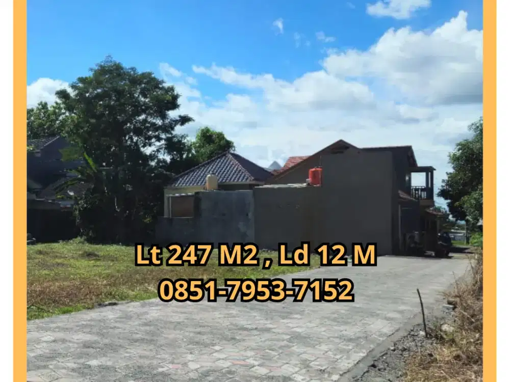 Dijual Tanah Murah Kaliurang Km 10 Jogja Dekat Pasar Gentan SHMP