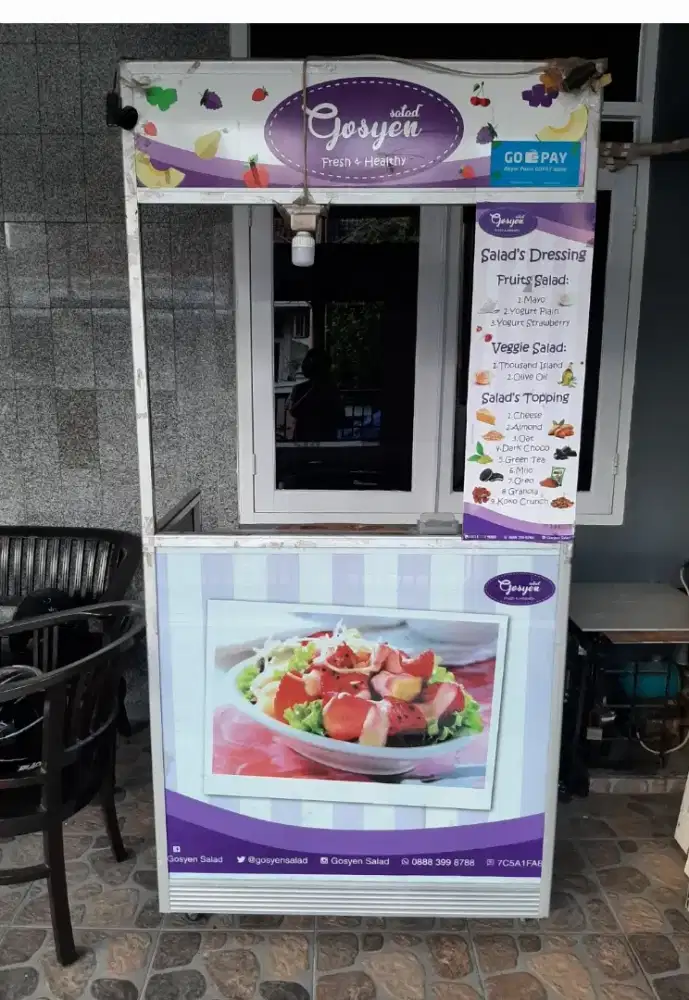 DIJUAL GEROBAK BEKAS KONDISI BAGUS