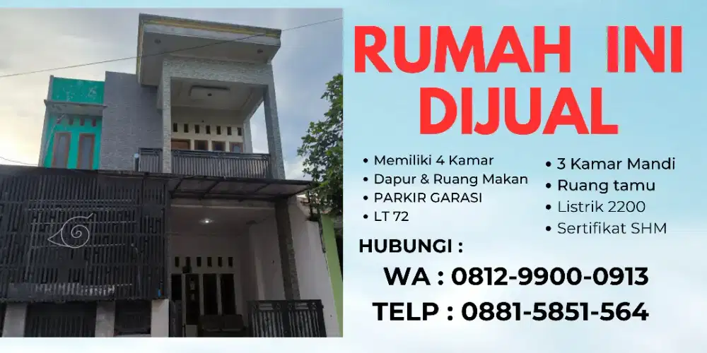Rumah Taman alamanda bekasi , karang satria