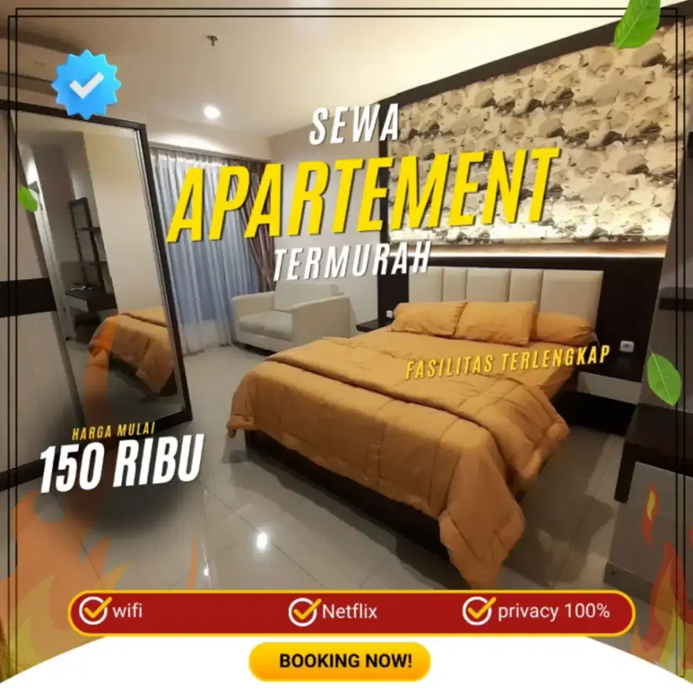 Sewa Apartemen Bekasi Timur GRAND DHIKA CITY Harian/Transit Termurah