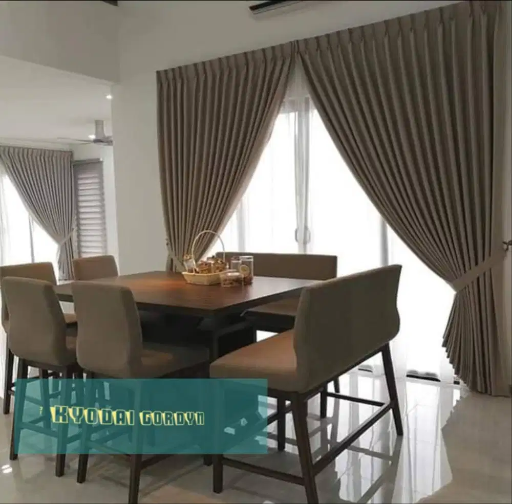 FREE SURVEY Tirai Gorden Jendela Gordyn Mewah Hordeng Terbaru Murah