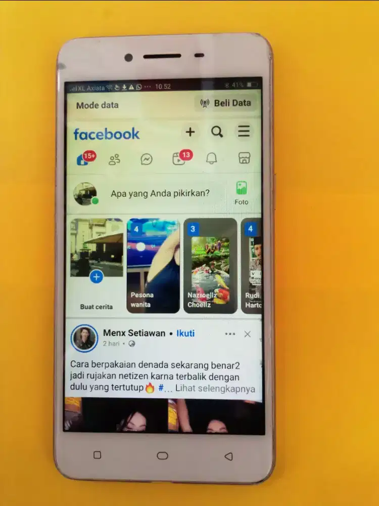 Oppo a37 normal jaya mulus no minus layar ori 5 inc ram 2/16