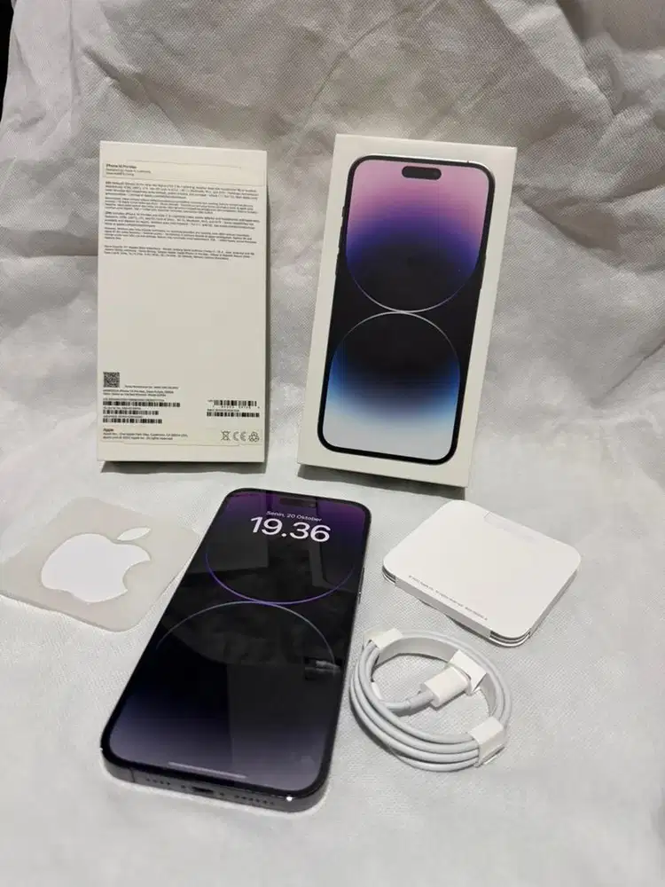 Iphone 14 promax 256 ex ibox deep purple