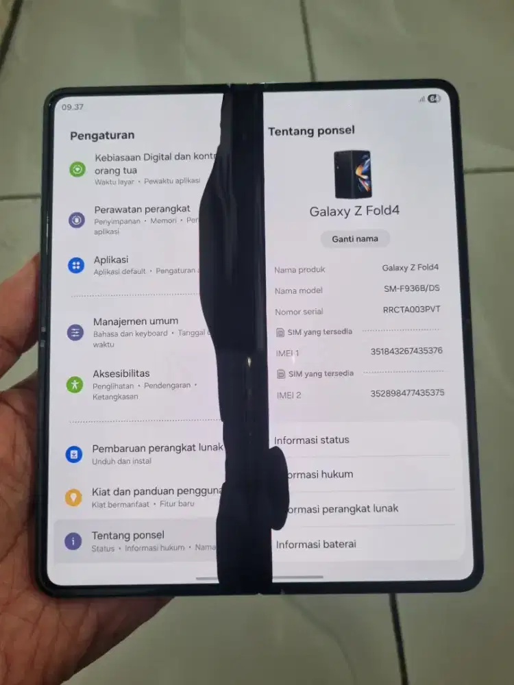 Samsung Z fold 4 resmi SEIN