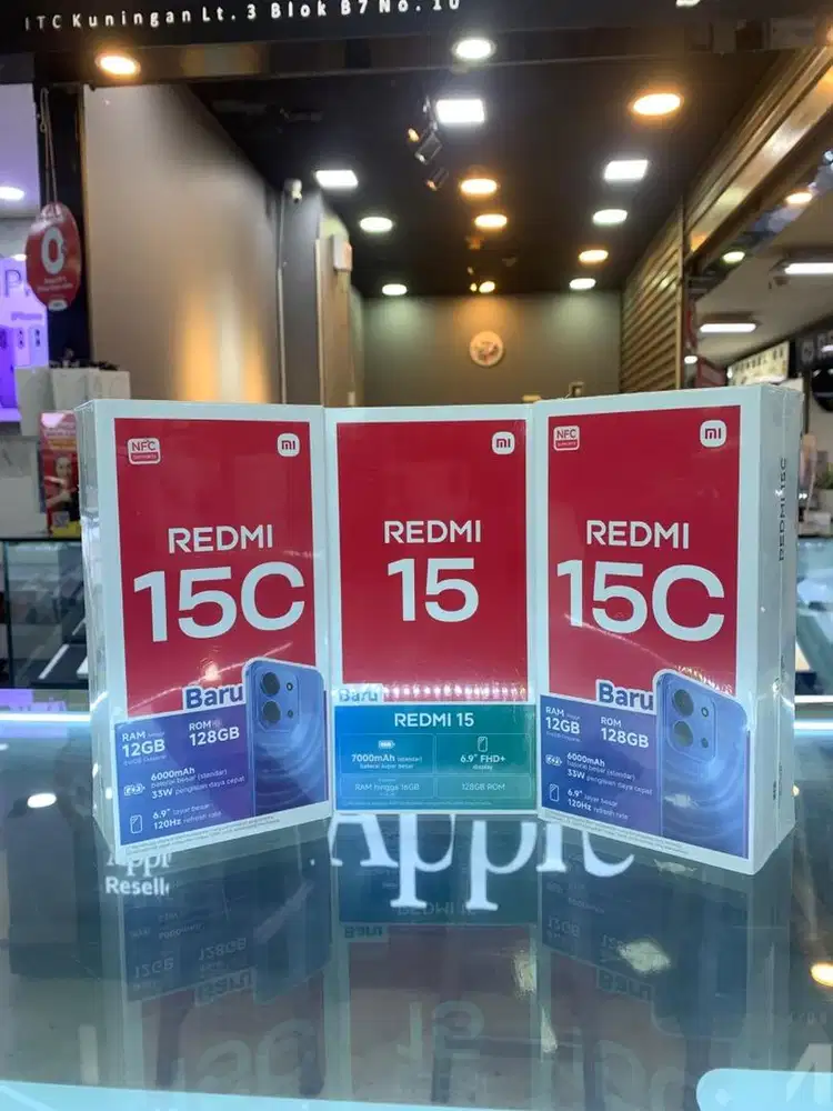 REDMI 15 DAN REDMI 15C HARGA START FROM 1JT AN
