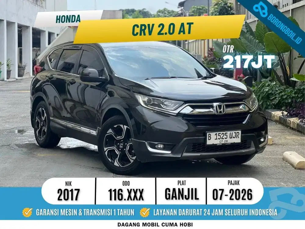 CRV 2.0 AT 2017 SIAP PAKAI