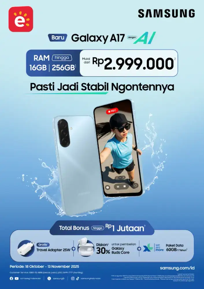 Baru samsung A17 ram 8 128GB bisa kredit tanpak aplikasi