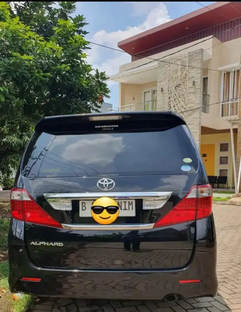 DIJUAL MOBIL MEWAH TOYOTA ALPHARD TYPE TERTINGGI 2010