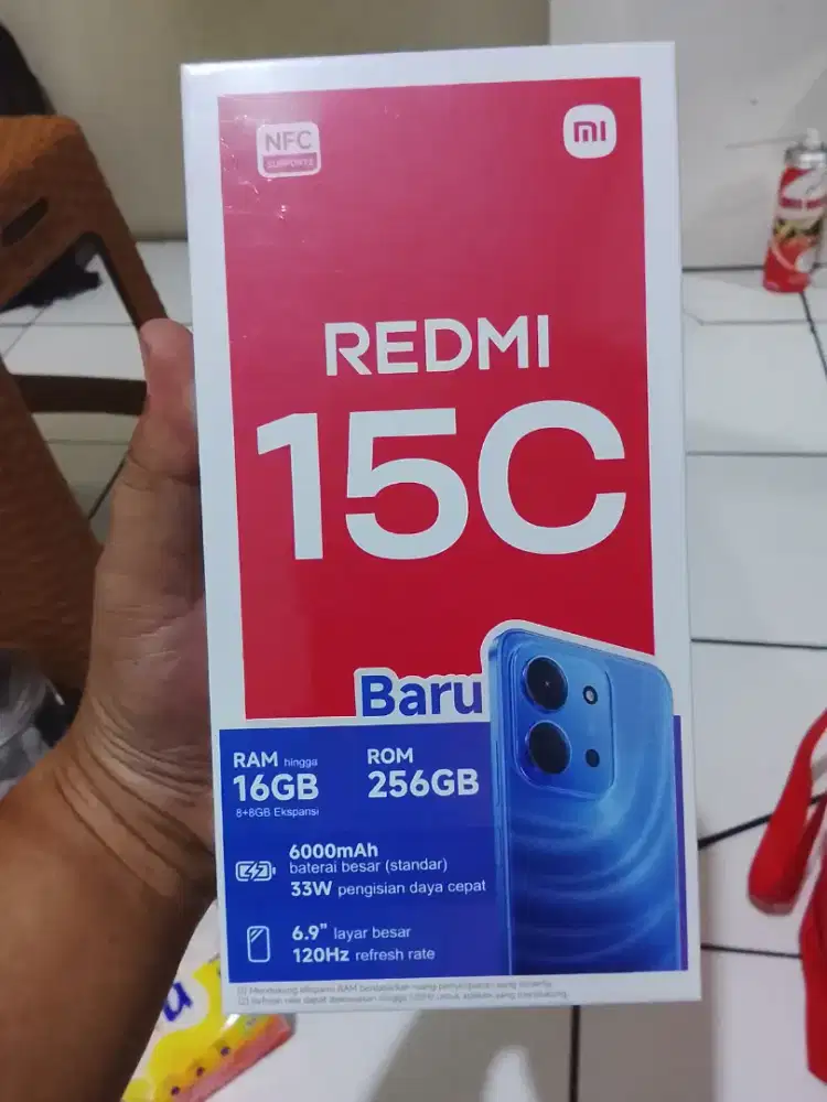 Redmi 15C RAM 8+8 ROM 256