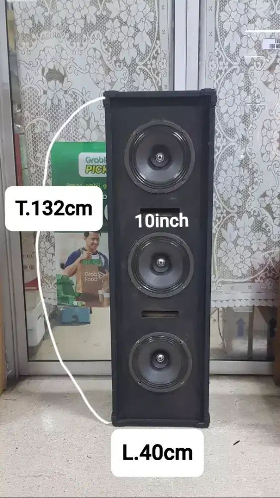 speaker bass-medium 10inch merk Acetone asli japan
