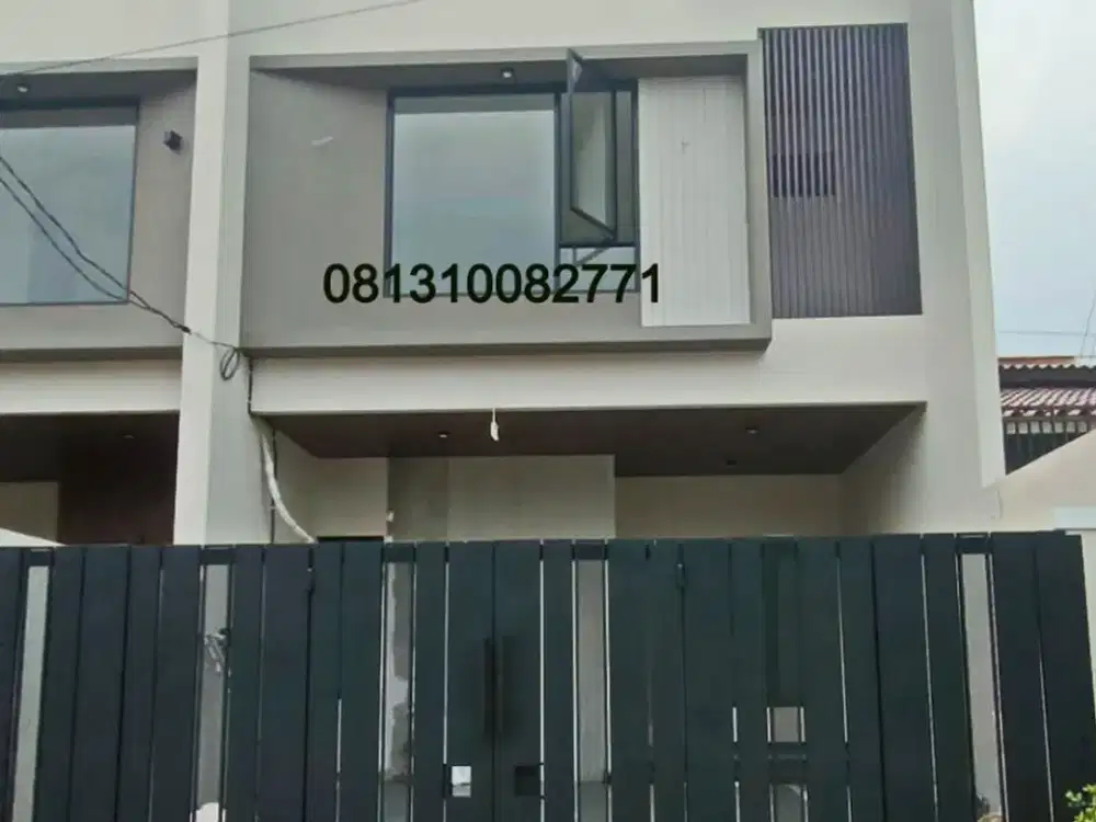 Rumah Baru Design Modern Natural Siap huni Di Rawamangun Jakarta Timur