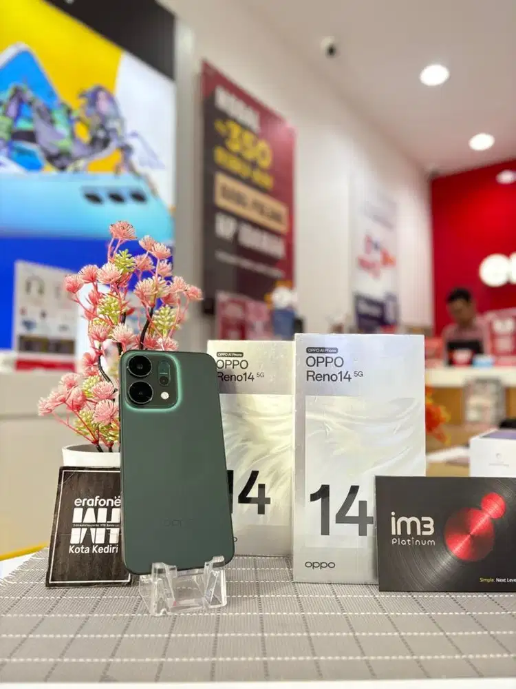 OPPO RENO14 5G CASHBACK BANK 1,5jt || BISA KREDIT PROMO BUNGA 0% DP 0%