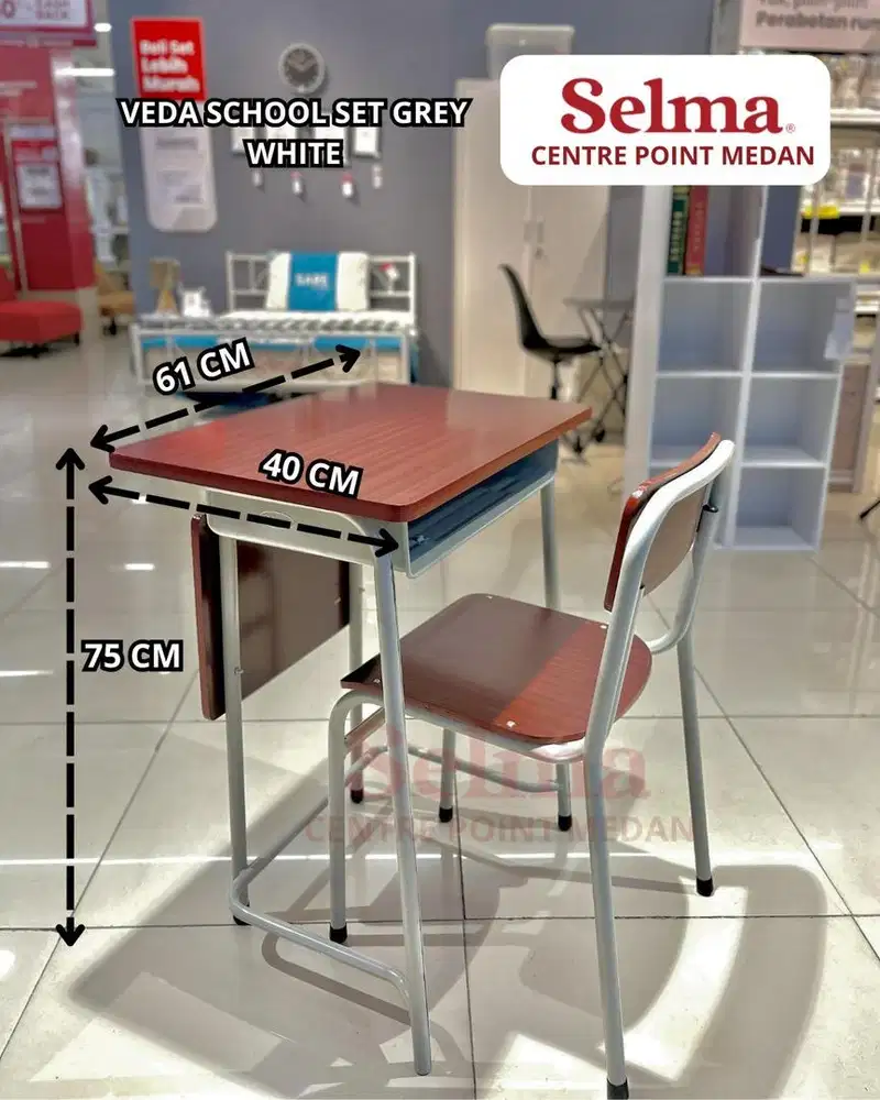 Meja Belajar Set Selma