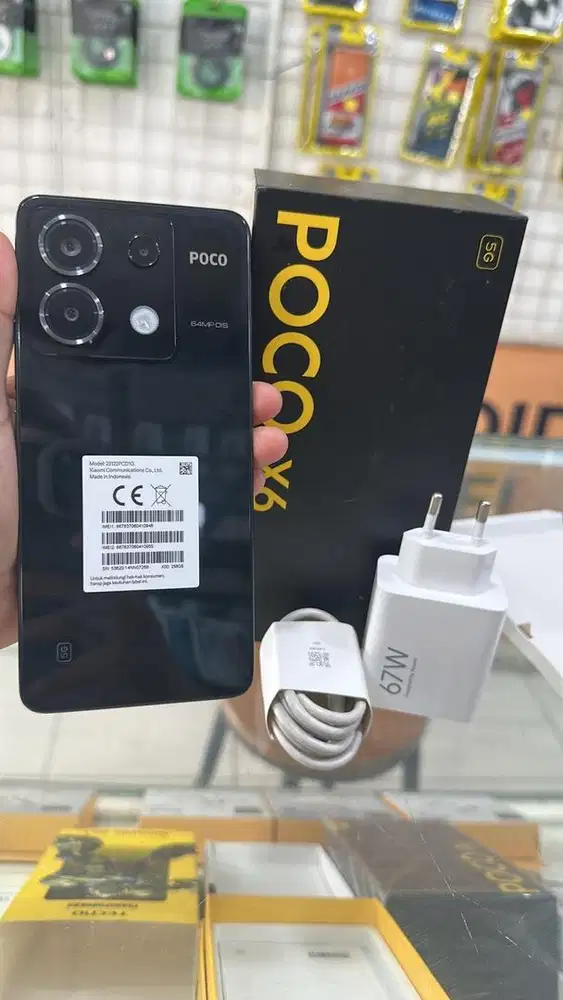 POCO X6 5G RAM 12+12/256 FULLSET MULUS BAWAAN LAHIR SPEK GAMING LANCAR
