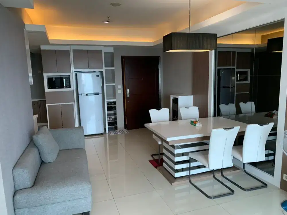 Dijual Murah Unit Apartemen 3BR Luas 117m2 Furnished - Casa Grande Residence, Casablanca Jakarta Selatan