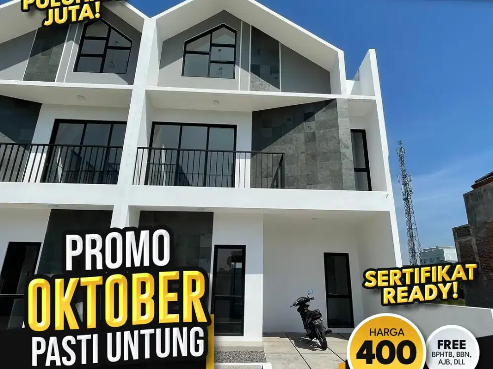 Promo Terbatas Bulan Ini ! HANYA 580 jt Rumah Skandinavian Dekat  RS Moewardi Solo