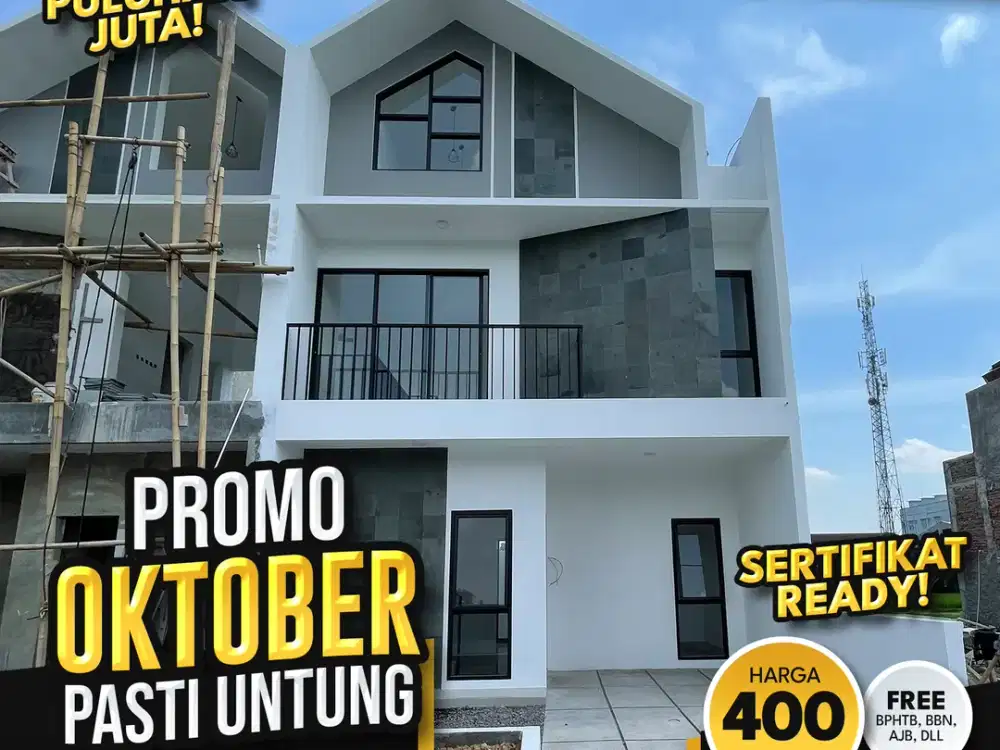 Promo Terbatas Bulan Ini ! HANYA 580 jt Rumah Skandinavian Dekat UNS