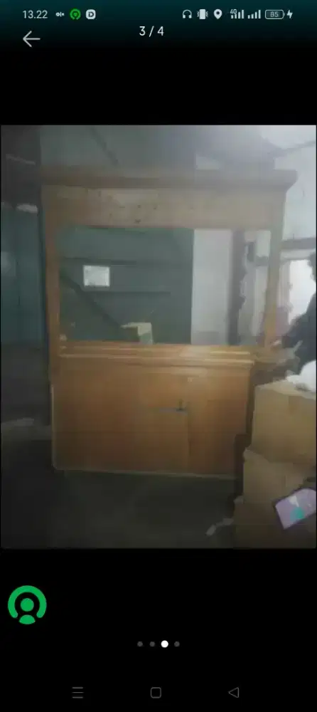 Jual Roda Booth kayu, bagus ada lampunya
