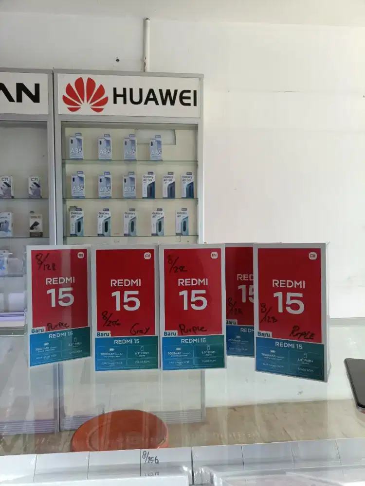 Redmi 15 (8/256) GB Baru Resmi Xiaomi³