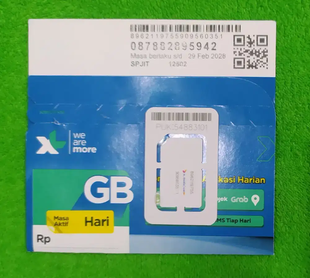 KARTU PERDANA XL SUDAH REGISTER NON QUOTA NEGO SAMPAI JADI