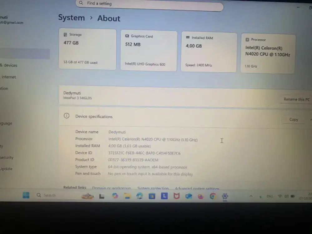 Lenovo Ideapad 3
